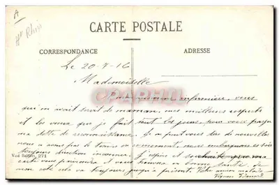 Dannemarie — Storchennest auf den Retzwiller Ziegelfabrik — anonymer Verleger, Nr. 946 — Rückseite