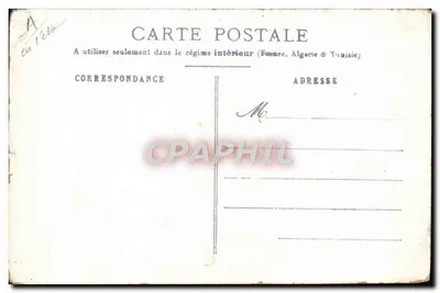 Tarjeta postal antigua Tarjeta postal antigua París pittoresca — Reverso