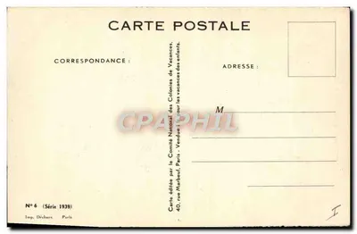 Dzieci grające z motylami — Motyl lecisz, lecisz... — Loyn Redon, seria 1939 — Rewers