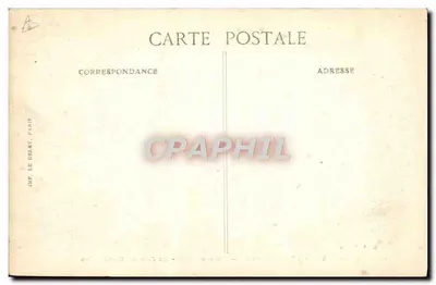 Boissy-l'Aillerie (S.-et-O.) — L'Oiseau Bleu — Un Coin du Grand Salon — Cliché A. Ledet — Verso