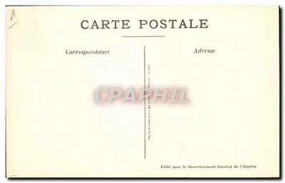 Negociação — Cenas e Tipos Argelinos — Roger Lariera, Série No 1 — Verso