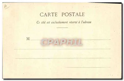 Il Castello di Fourquevaux — Arrivo del Generale Brugère in automobile — Collezione Labouche Frères, n°2 — Verso