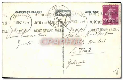 Kostiumy z Savoii — Séez (Tarentaise) — LL. — Rewers