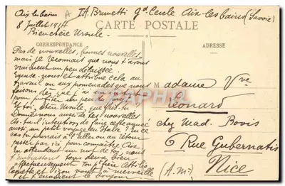 Dança Savoara — 2453 — Coleção L. Grimal, Chambéry — Verso