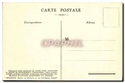 Paris — Invalides — Oferecida por Hémoglobine Deschiens — Verso