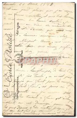 Marseille — Le Fort Saint-Jean et le Phare — LL. — N° 94 — Verso