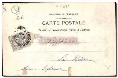 Marselha - A Abadia de São Victor — Fototipia E. Lecour, 44, rue Thibaudin — Verso