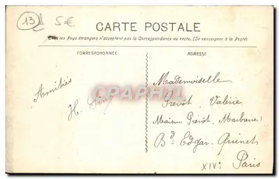 Marsella - El Fuerte de San Juan — Fotografía Guenae n°89 — Reverso