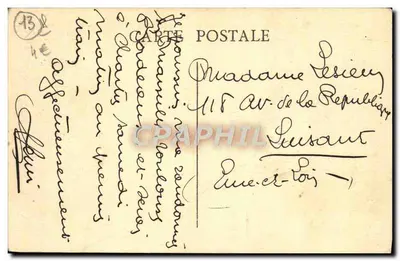 Marsylija — La Corniche — Pomnik 'Poilus d'Orient' i wyspy — Rewers