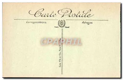 Pau — Zamek w Parku — Curie Postule — Rewers