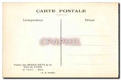 Sujeito: cena de natureza morta — editor A. N. Paris, número de série não visível — Verso