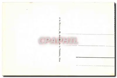 NICE - Les Jardins Albert Ier — Serie 267 — Verlag nicht sichtbar — Rückseite