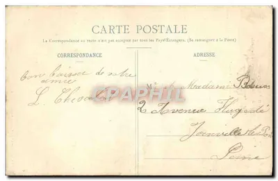 St-PAUL-de-SALERS - Skalista i Matka Boża z Garde — kolekcja Gély, wydawca Aurillac — Rewers