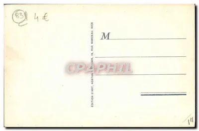 Saint-Raphaël - Boulevard Félix Martin en de Statuïet van Alphonse Karr - RM — Achterkant