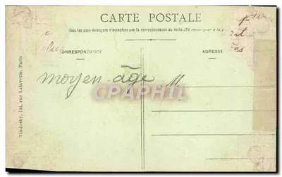 Paris - O Palácio de Justiça — T.M.K. n°80 — Verso