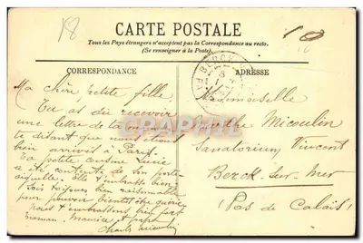 Paris — Panorama do Jardim das Tuileries — LL. — n° 693 — Verso