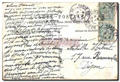 Paris — Estátua da República — M.R.S.C. — n°18 — Verso