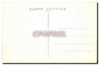 Paryż - Le Trocadéro — wydawca A. Laconte, Paryż — Rewers