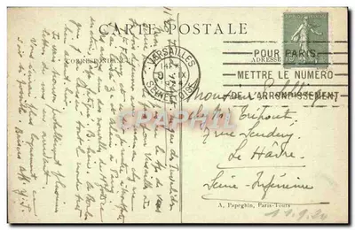 Parijs — De Invaliden — A.P. De Invaliden — Achterkant