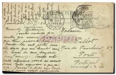 PARIS – Katedra Notre-Dame – Boczna fasada — C. M. n°236 — Rewers