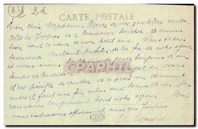 Wysokość Estérel - Cap Brun — Trasa Nowej Złotej Szlaki St-Raphael do Cannes — wydawnictwo Giletta, Nice, nr 453 — Rewers