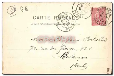 Marselha — A Catedral — E. A. 8, R. Amarelo-Anacharsis — Verso