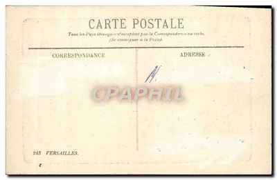 O Pequeno Crianon - Aldeia de Marie Antoinette — Versailles, editor L.D. — Verso