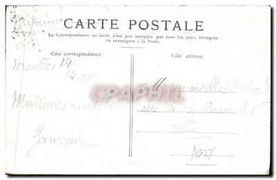 Versailles. — O Bassin d'Apollon. — Verso
