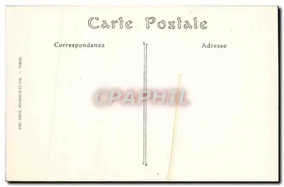 Widok na łańcuch Pyrenée i szczyt Midi d'Ossau — zdjęcie z Place Royale — ND. Phot. — Rewers