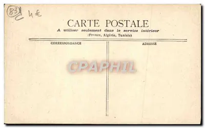 Saint-Raphaël - Côte d'Azur — widok portu z budynkami i jachtami — Rewers