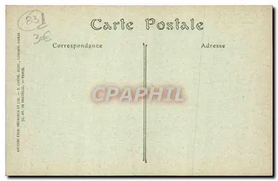Corniche Esterel — Wysokie skały punktu Baumette — Anciens Établ. Neurdein et Cie, 316 — Rewers