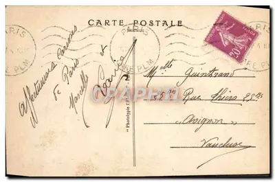 Parijs — Het Heilig Hart en de Monumentale Trap — Uitgever: Phototypie L'Admiral, n° 213 — Achterkant
