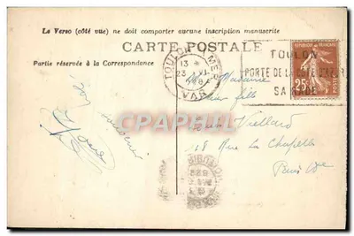 Kraj nad Morzem Śródziemnym - TOULON — Zatoka Méjean — wydawca nieznany, nr 540 — Rewers