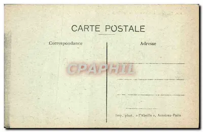 Paris — O Ópera visto da Rue Scribe — Imp. fot. « l'Abeille », Asnières-Paris, n° 150 — Verso