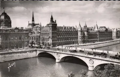 Paris — O Palácio de Justiça e o Ponte au Change — Éditions d'Art Loÿn, n° B.23
