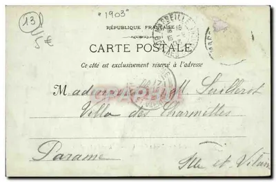 Marseille — La Corniché (L'Anse du Prophète) — Fototyp K. Lacome, 10, rue Thubanéau — Rewers