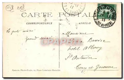 Marselha - Praça Castellane - Fonte Jules Cantini - A Fonte — Verso