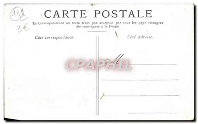 Marseille — Plac Castellane — wydawca nieodczytalny — Rewers