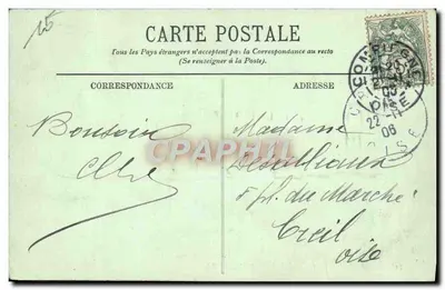 Rethondes — Castelo de Sainte-Claire — LL. — Verso