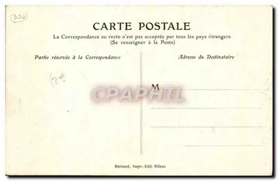 Nîmes — Dom Kwadratowy — Bernard, Wydawca Nîmes — Rewers