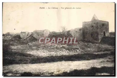 HAM - O Castelo - Vista geral das ruínas — V. G. à Gom