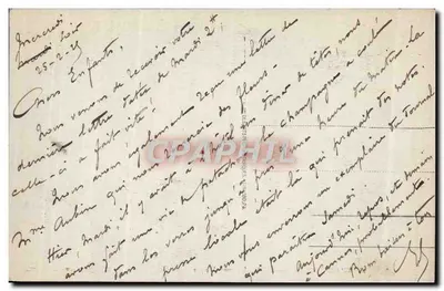 Villefranche-sur-Mer — A rua escura — editor anônimo, n° 25 — Verso