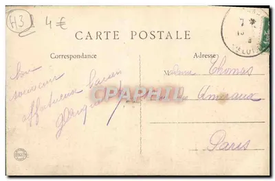 Le Puy (Haute-Loire) — Trzy Skaliste Wzgórza. Widok z Espaly — nieznany wydawca, nr 79 — Rewers
