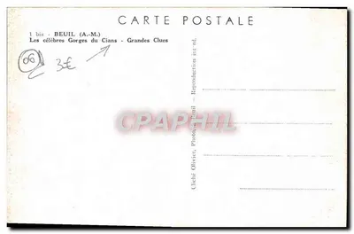 Góry Cians — Wielkie Clues — Cliché Olivier, Beuil — Rewers