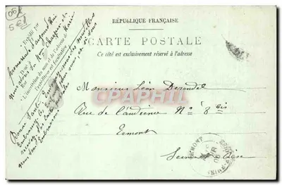Villefranche — La Escuadra — L. Darondat — Reverso