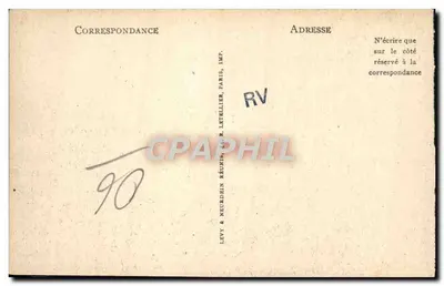 Villefranche-sur-Mer (Alpes-Maritimes) — A enseada e a Escadra Francesa — Imp. Levy & Neurdhin Réunis, Paris — Verso