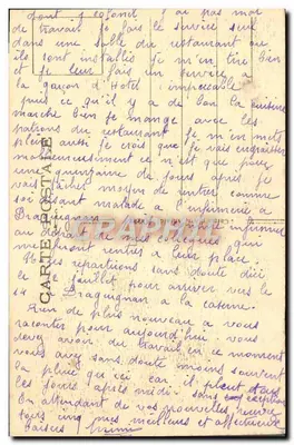 Beuil (alt. 1450) — As Gorges do Cians — Os Túneis — Edit. Reybaud n°133 — Verso