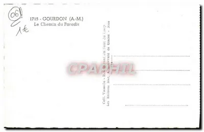 Le Chemin du Paradis — Gourdon (A.-M.) — Wydawnictwo Mar, seria 1715 — Rewers