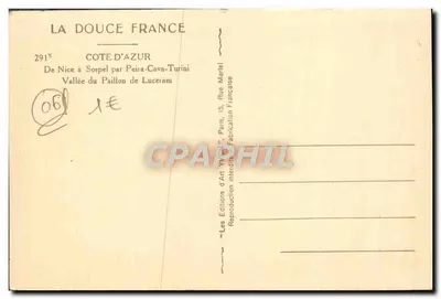Valle del Paillon de Luceram — Costa Azzurra — Edizioni Martel — Verso