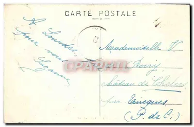 Lourdes — Vista laterale — Edizione F. V. — Verso